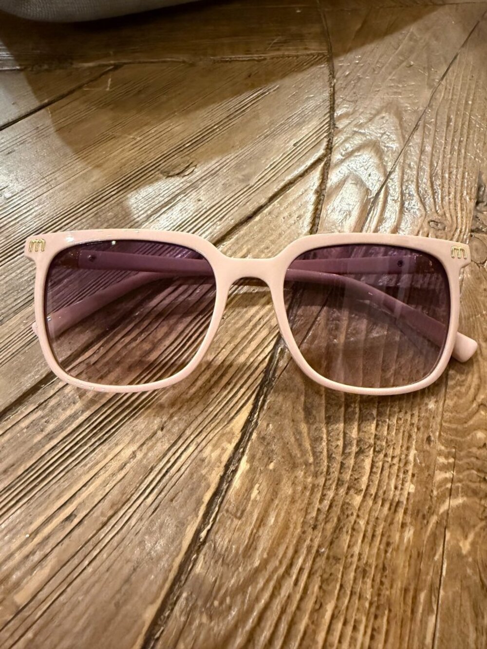 Women’s Pink Oversized Square Sunglasses Dark Lenses